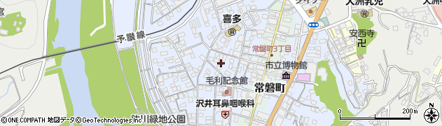 愛媛県大洲市中村447周辺の地図