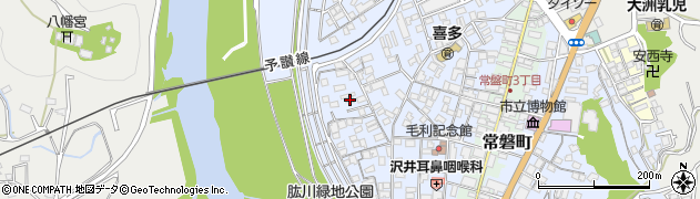 愛媛県大洲市中村341周辺の地図