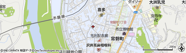 愛媛県大洲市中村444周辺の地図