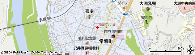 愛媛県大洲市中村507周辺の地図