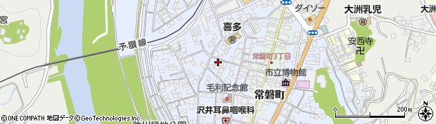 愛媛県大洲市中村456周辺の地図