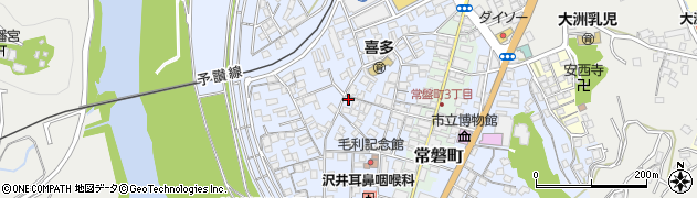 愛媛県大洲市中村457周辺の地図