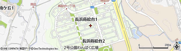 高知県高知市長浜蒔絵台周辺の地図