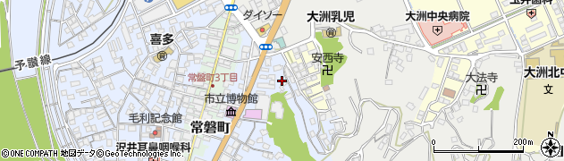 愛媛県大洲市中村733-1周辺の地図