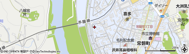 愛媛県大洲市中村322-5周辺の地図