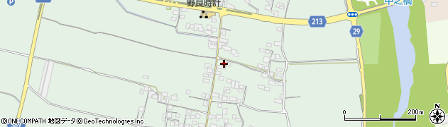 安芸土居郵便局周辺の地図