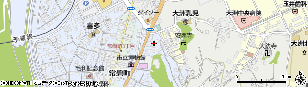 愛媛県大洲市中村693周辺の地図