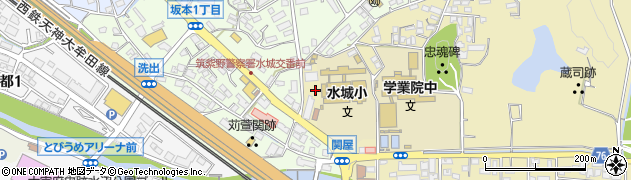 ＪＡ筑紫水城周辺の地図