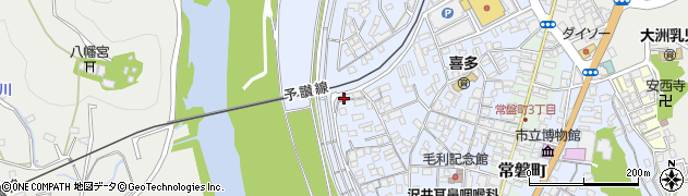 愛媛県大洲市中村319-1周辺の地図