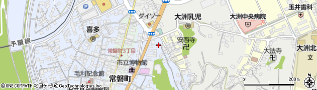 愛媛県大洲市中村696-1周辺の地図