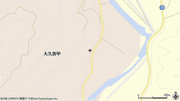 〒795-0302 愛媛県喜多郡内子町大久喜の地図