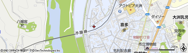 愛媛県大洲市中村315周辺の地図