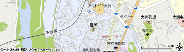 愛媛県大洲市中村276周辺の地図