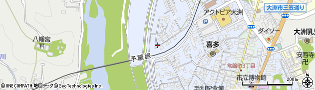 愛媛県大洲市中村188周辺の地図