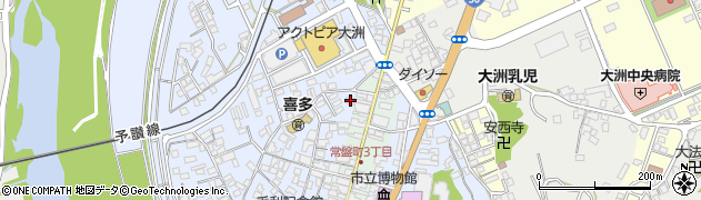 愛媛県大洲市中村491周辺の地図