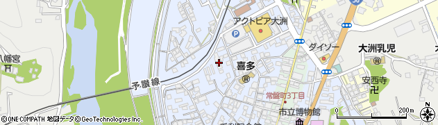 愛媛県大洲市中村287周辺の地図