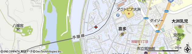 愛媛県大洲市中村312周辺の地図