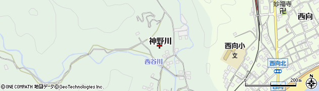 和歌山県串本町（東牟婁郡）神野川周辺の地図