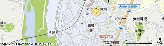 愛媛県大洲市中村284周辺の地図