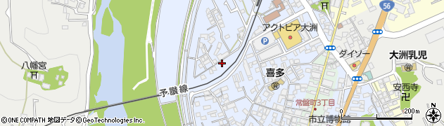 愛媛県大洲市中村307周辺の地図
