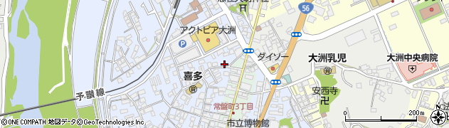 愛媛県大洲市中村258周辺の地図