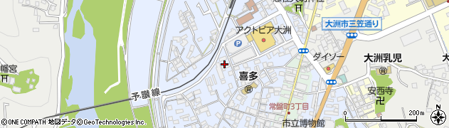 愛媛県大洲市中村285周辺の地図