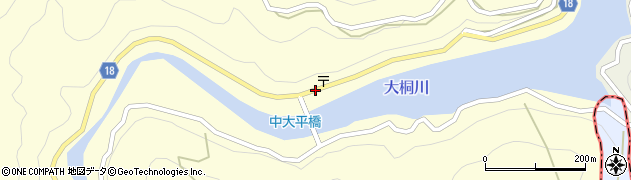 大桐周辺の地図