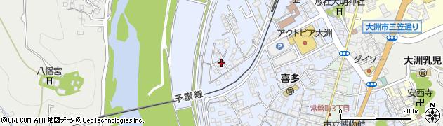 愛媛県大洲市中村190周辺の地図