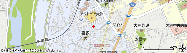 愛媛県大洲市中村259周辺の地図