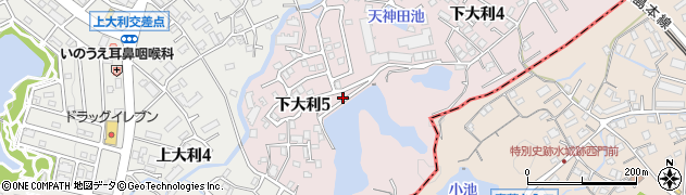 下大利矢倉2号公園周辺の地図