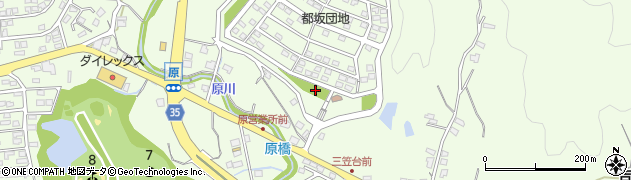 都坂団地1号公園周辺の地図