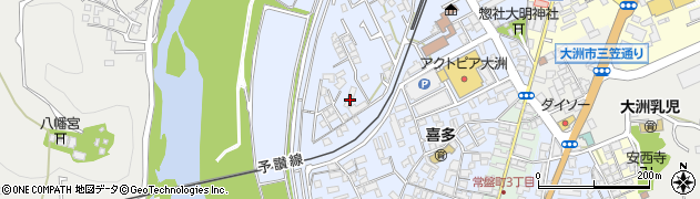 愛媛県大洲市中村191周辺の地図