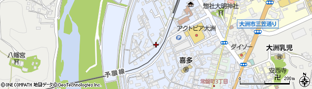 愛媛県大洲市中村193周辺の地図