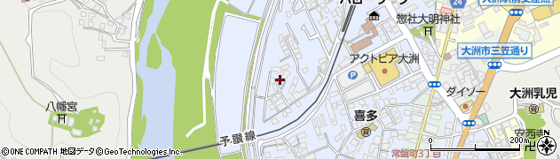 愛媛県大洲市中村181周辺の地図