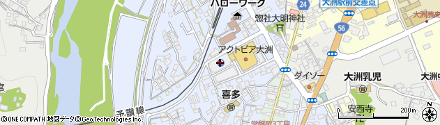 愛媛県大洲市中村267周辺の地図