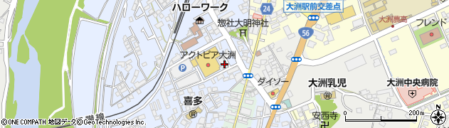 愛媛県大洲市中村257周辺の地図