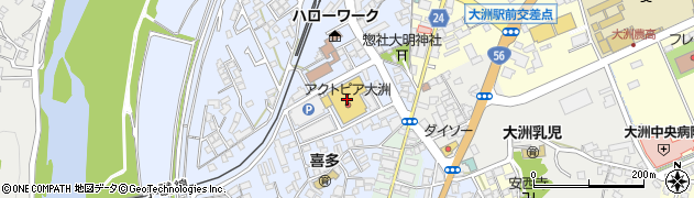 愛媛県大洲市中村246-1周辺の地図