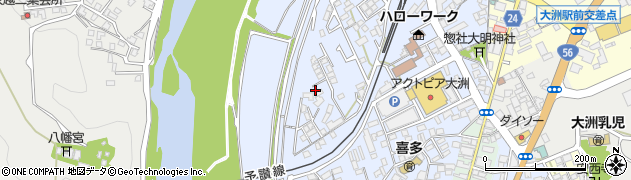 愛媛県大洲市中村179周辺の地図