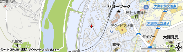 愛媛県大洲市中村165-6周辺の地図