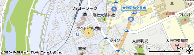 愛媛県大洲市中村254周辺の地図