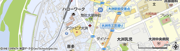 愛媛県大洲市中村249-1周辺の地図