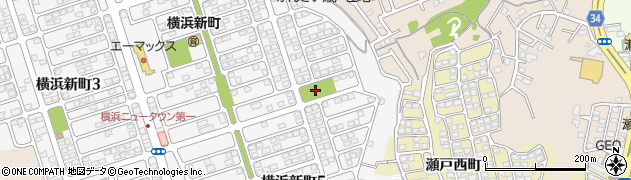 横浜3号公園周辺の地図