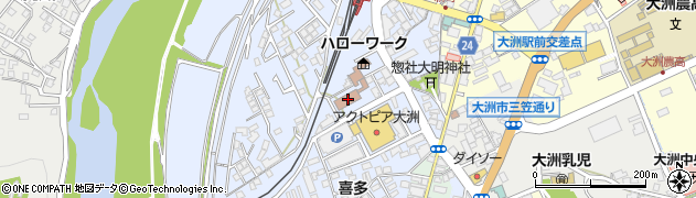 愛媛県大洲市中村210周辺の地図