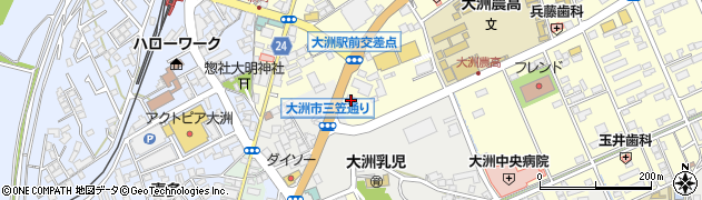 愛媛銀行大洲支店 ＡＴＭ周辺の地図