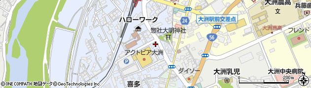 愛媛県大洲市中村247周辺の地図