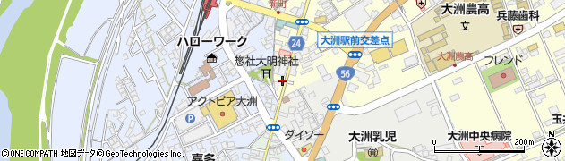 愛媛県大洲市若宮484周辺の地図