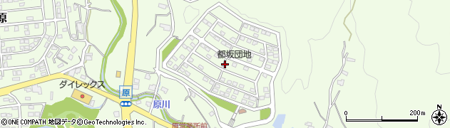 福岡県筑紫野市原周辺の地図