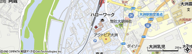 愛媛県大洲市中村209周辺の地図