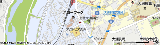 愛媛県大洲市中村210-27周辺の地図