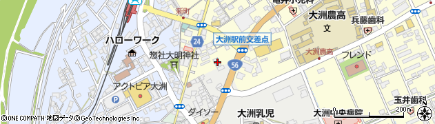 愛媛県大洲市若宮528周辺の地図